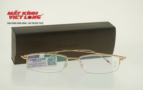  GỌNG KÍNH 18K SOLID GOLD YK-47 55-17 