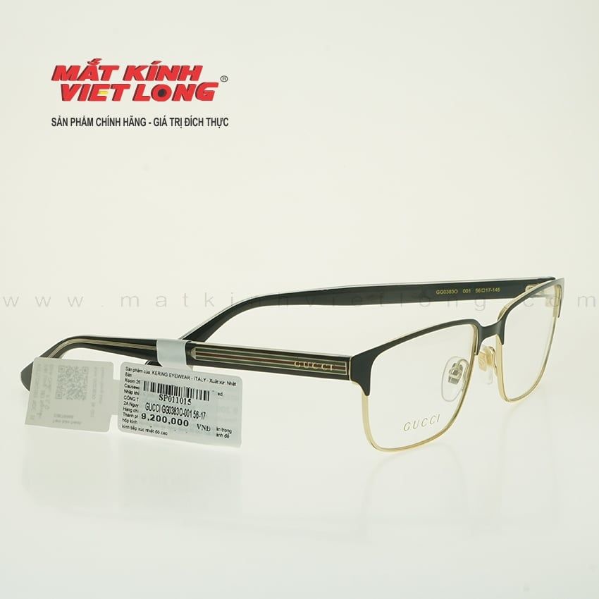  GỌNG KÍNH GUCCI GG0383O-001 56-17 