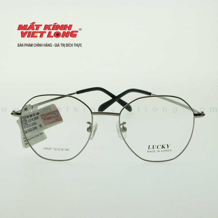  GỌNG KÍNH LUCKY LK8047-GUN 52-18 