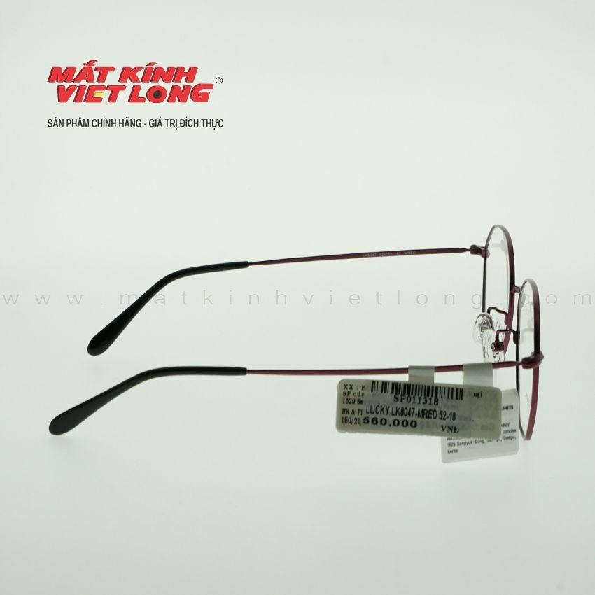  GỌNG KÍNH LUCKY LK8047-MRED 52-18 