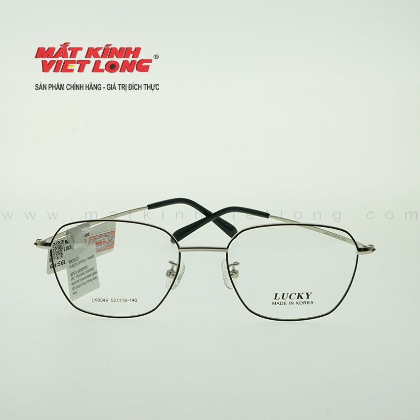  GỌNG KÍNH LUCKY LK8049-BK/SI 52-18 