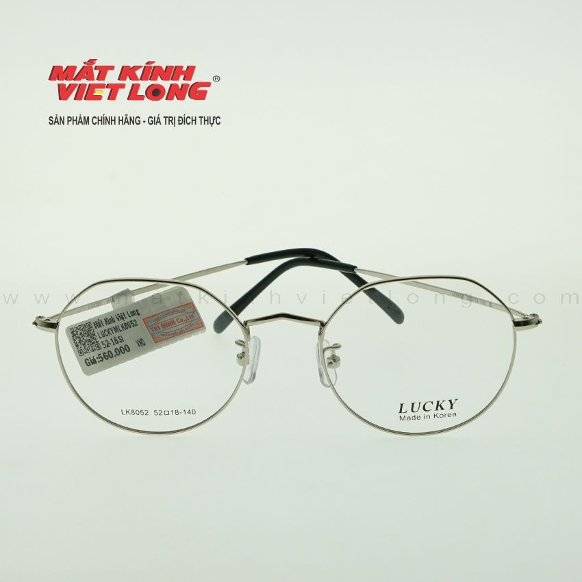  GỌNG KÍNH LUCKY LK8052-SI 52-18 