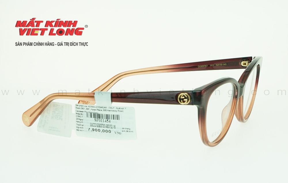  GỌNG KÍNH GUCCI GG0373O-003 52-16 