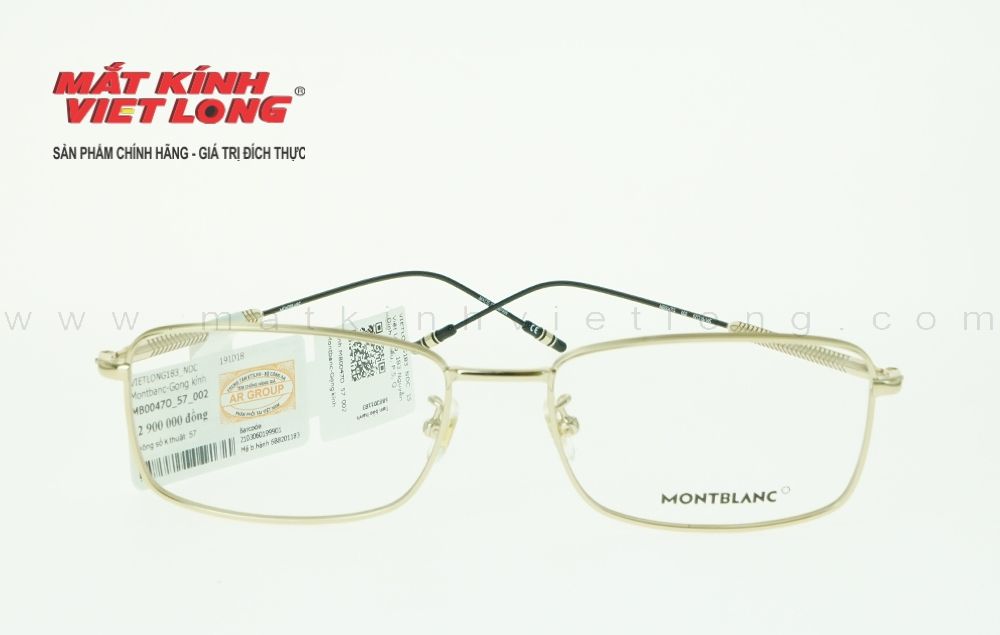  GỌNG KÍNH MONTBLANC MB0047O-002 57-18 