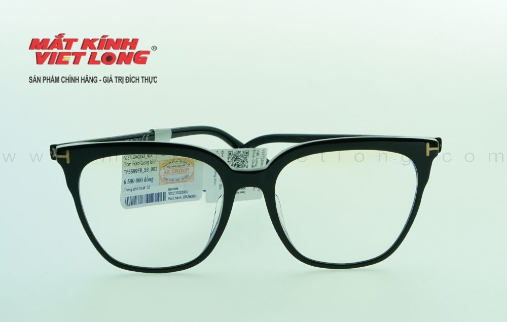  GỌNG KÍNH TOMFORD TF5599FB-001 53-17 