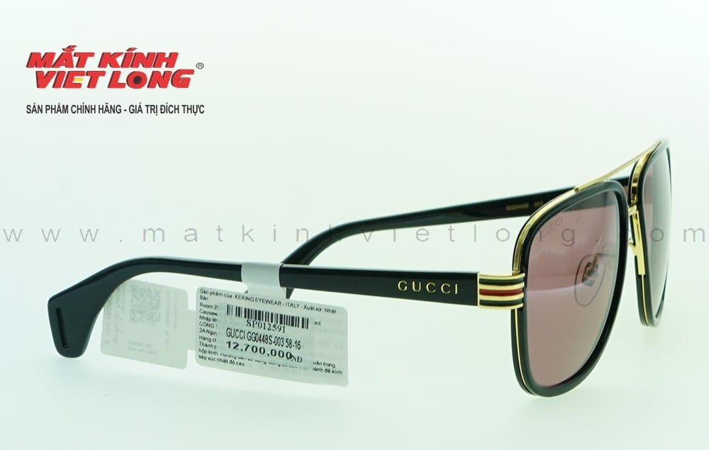  KÍNH MÁT GUCCI GG0448S-003 58-16 