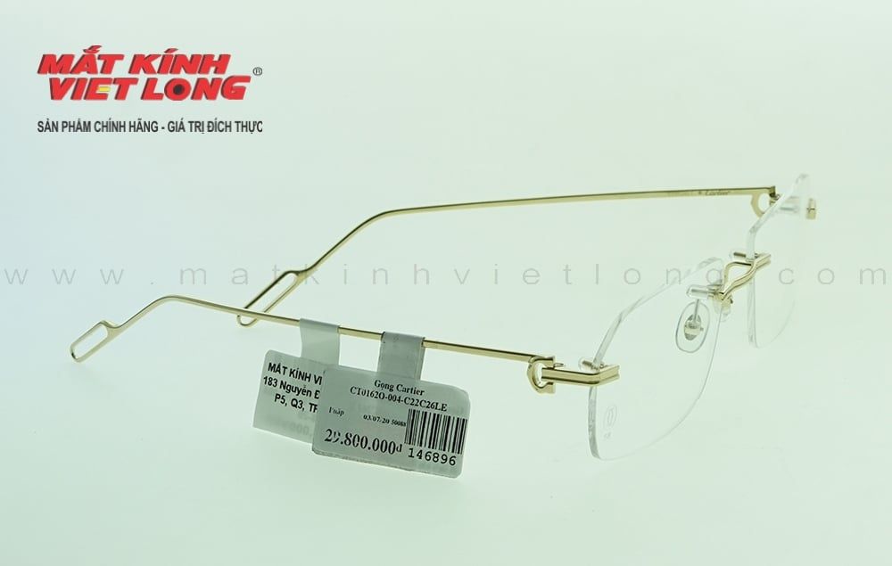  GỌNG KÍNH CARTIER CT0162O-004 58-20 