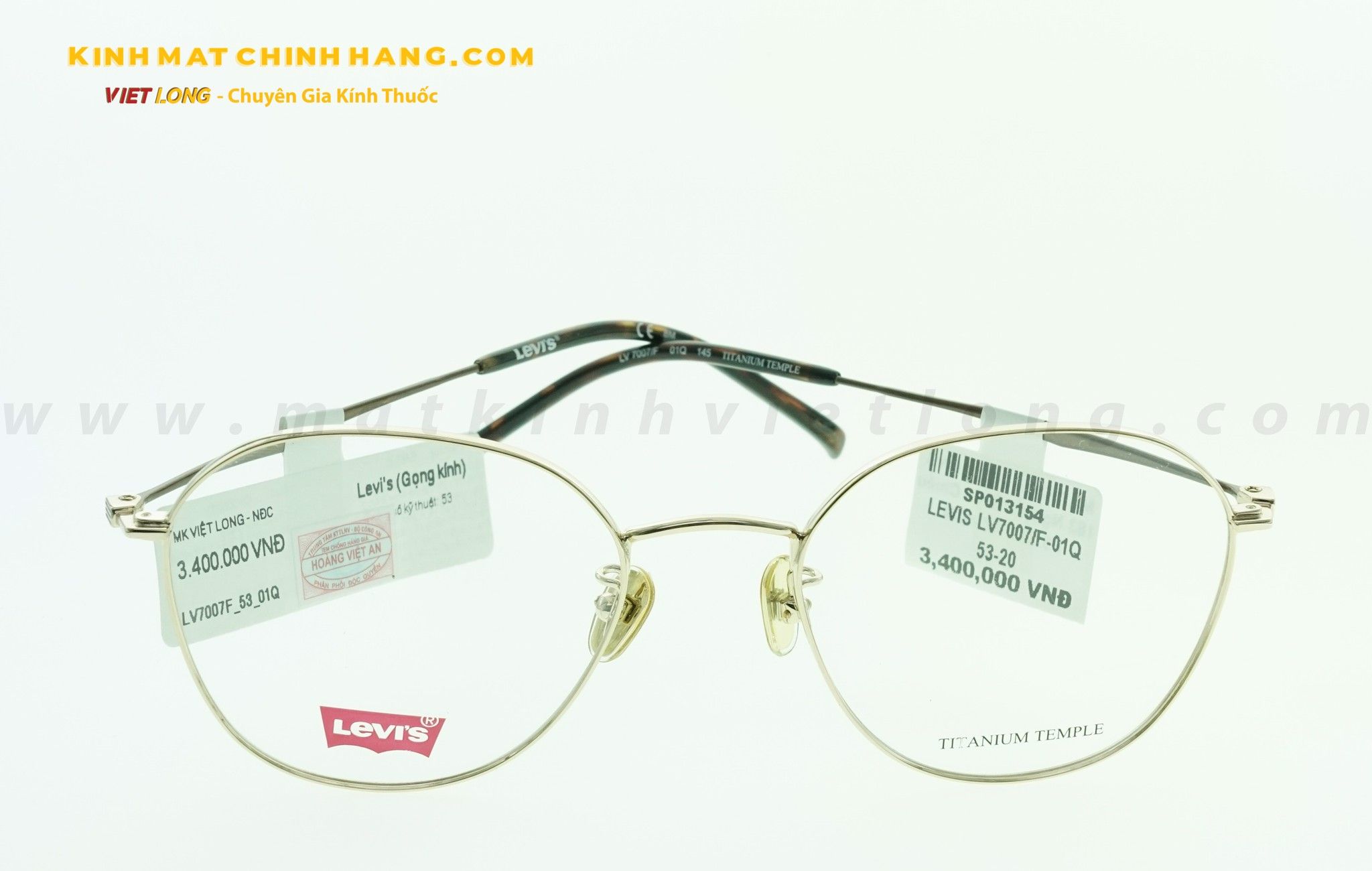  GỌNG KÍNH LEVIS LV7007/F-01Q 53-20 