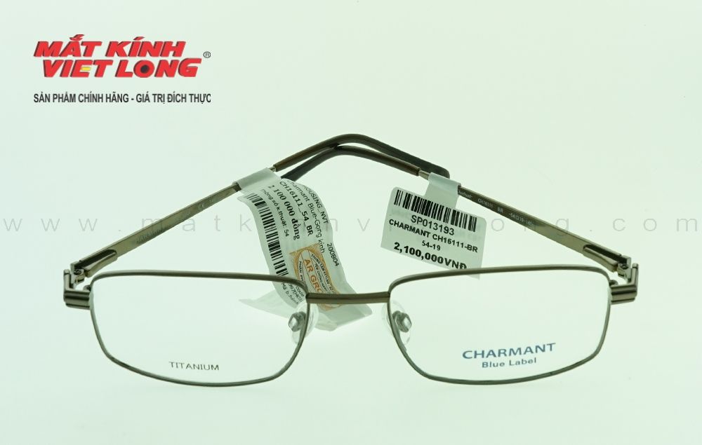  GỌNG KÍNH CHARMANT CH16111-BR 54-19 