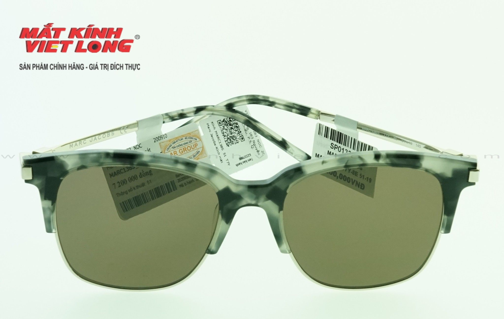  KÍNH MÁT MARC JACOBS MARC138S-T7Y-8E 51-19 