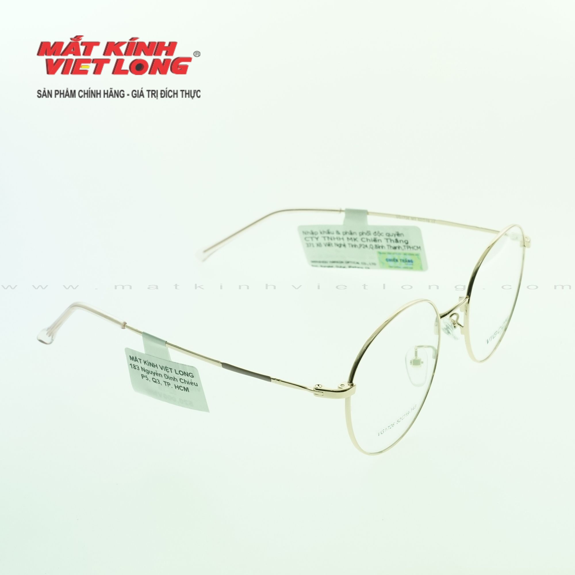  GỌNG KÍNH VIGCOM VG1726-M3 52-19 