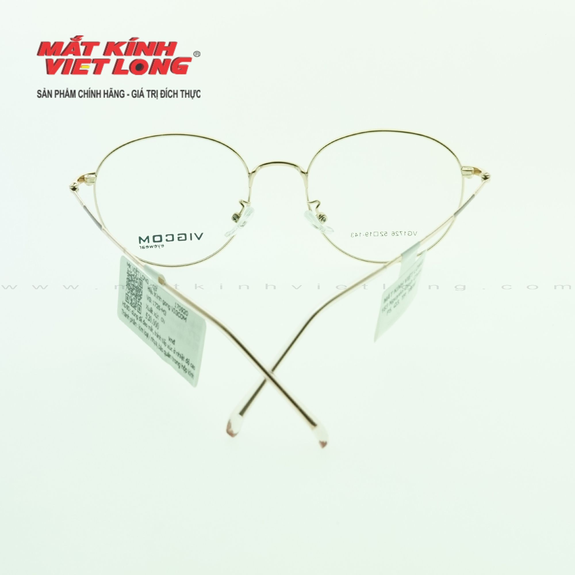  GỌNG KÍNH VIGCOM VG1726-M3 52-19 