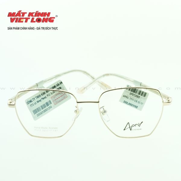  GỌNG KÍNH APRIL 7317-C8 52-17 