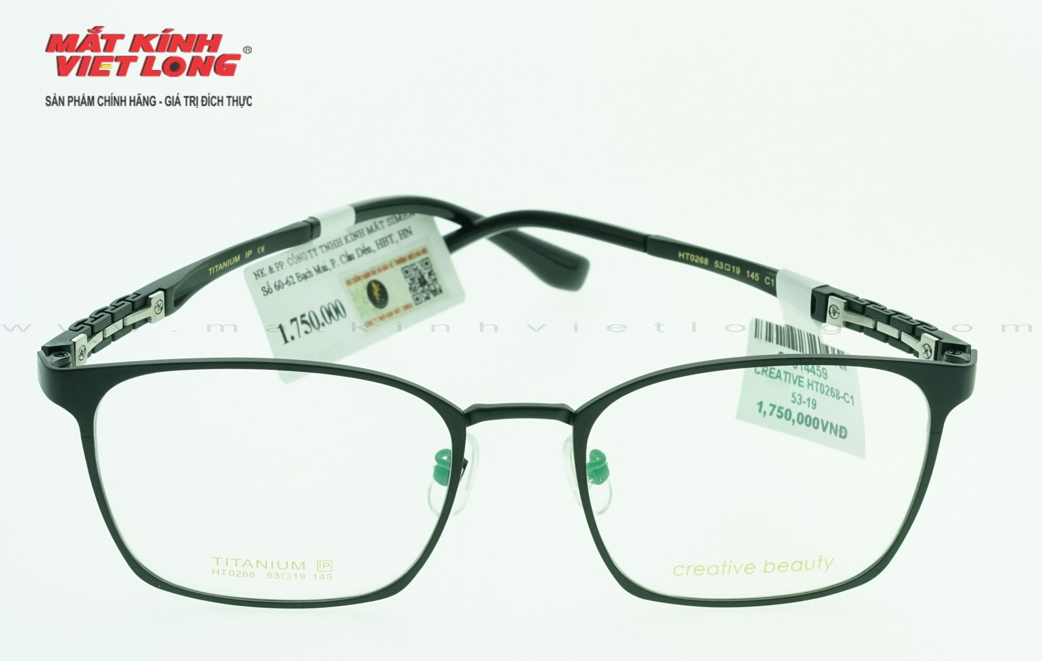  GỌNG KÍNH CREATIVE HT0268-C1 53-19 