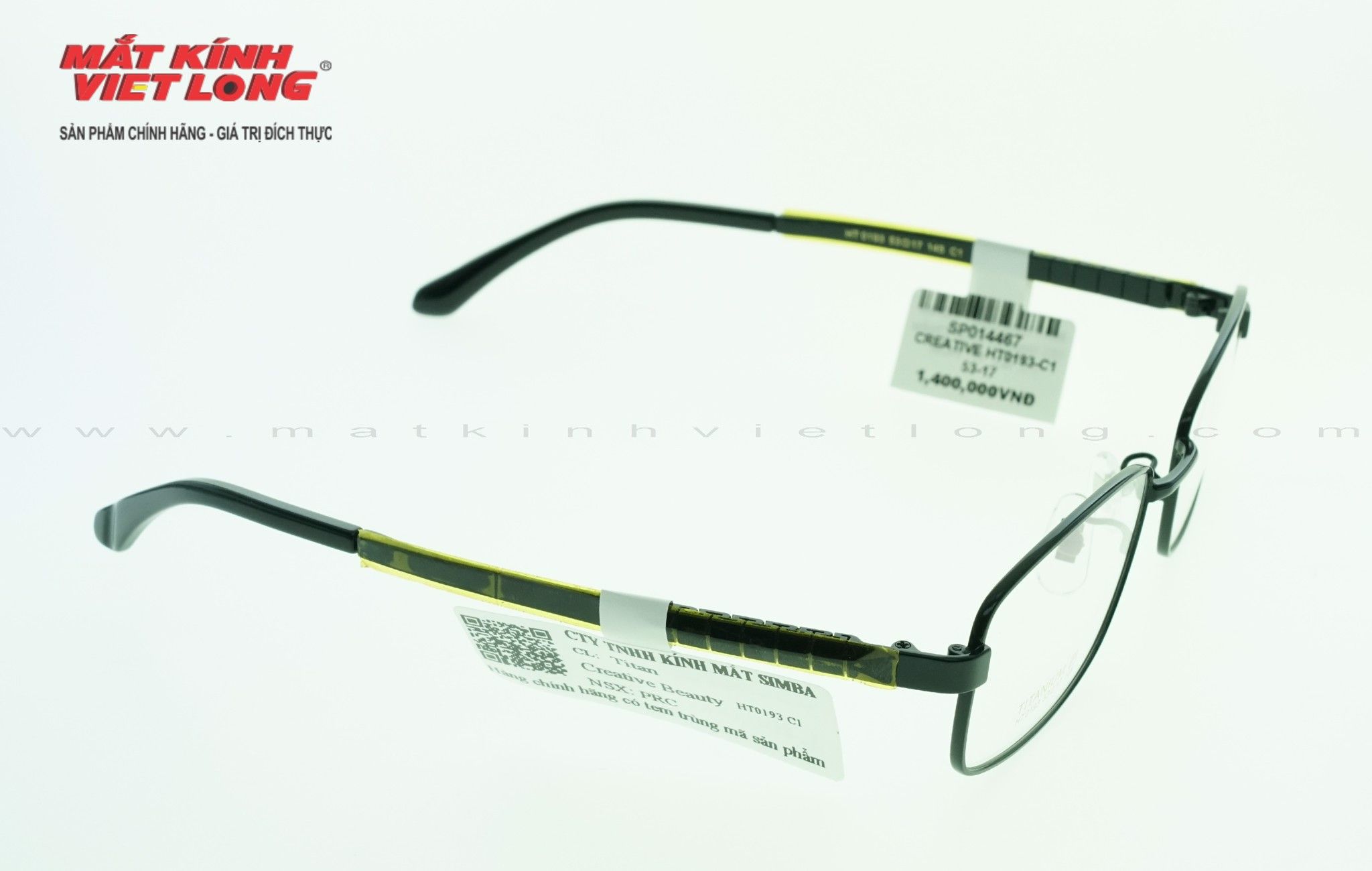  GỌNG KÍNH CREATIVE HT0193-C1 53-17 
