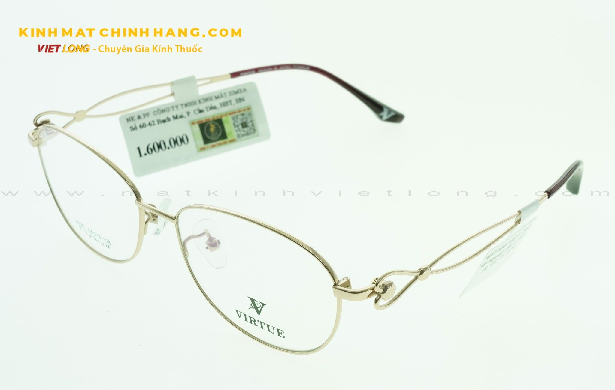  GỌNG KÍNH VIRTUE 4005-C7 54-15 