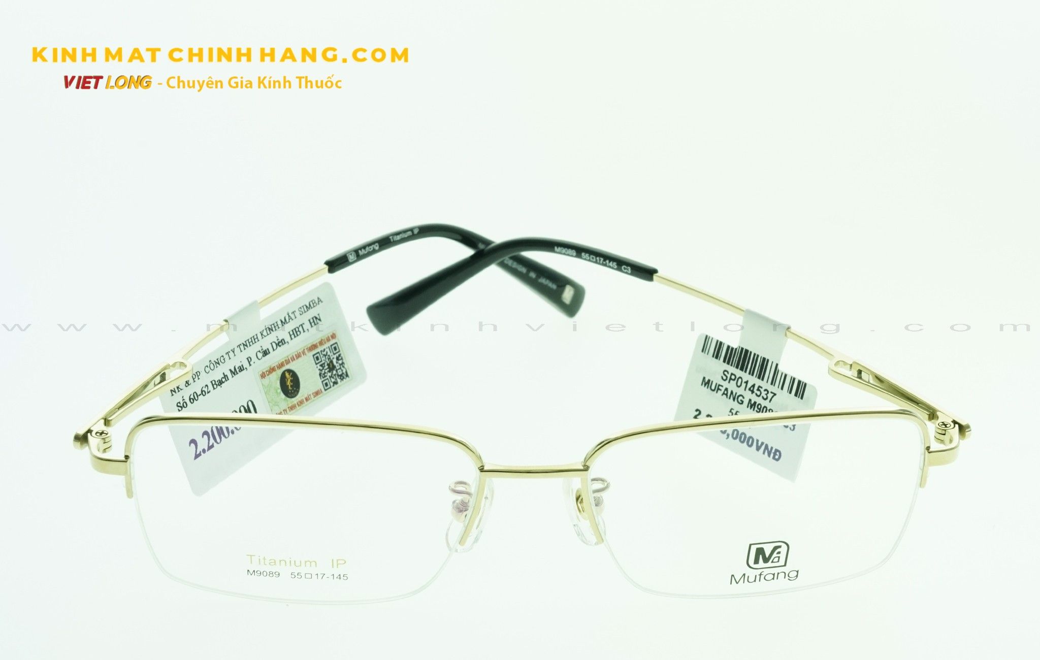  GỌNG KÍNH MUFANG M9089-C3 55-17 