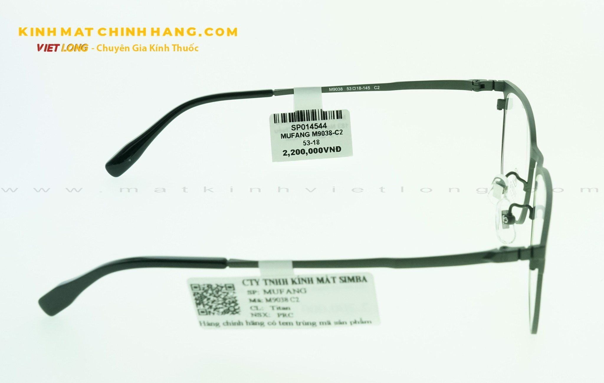  GỌNG KÍNH MUFANG M9038-C2 53-18 