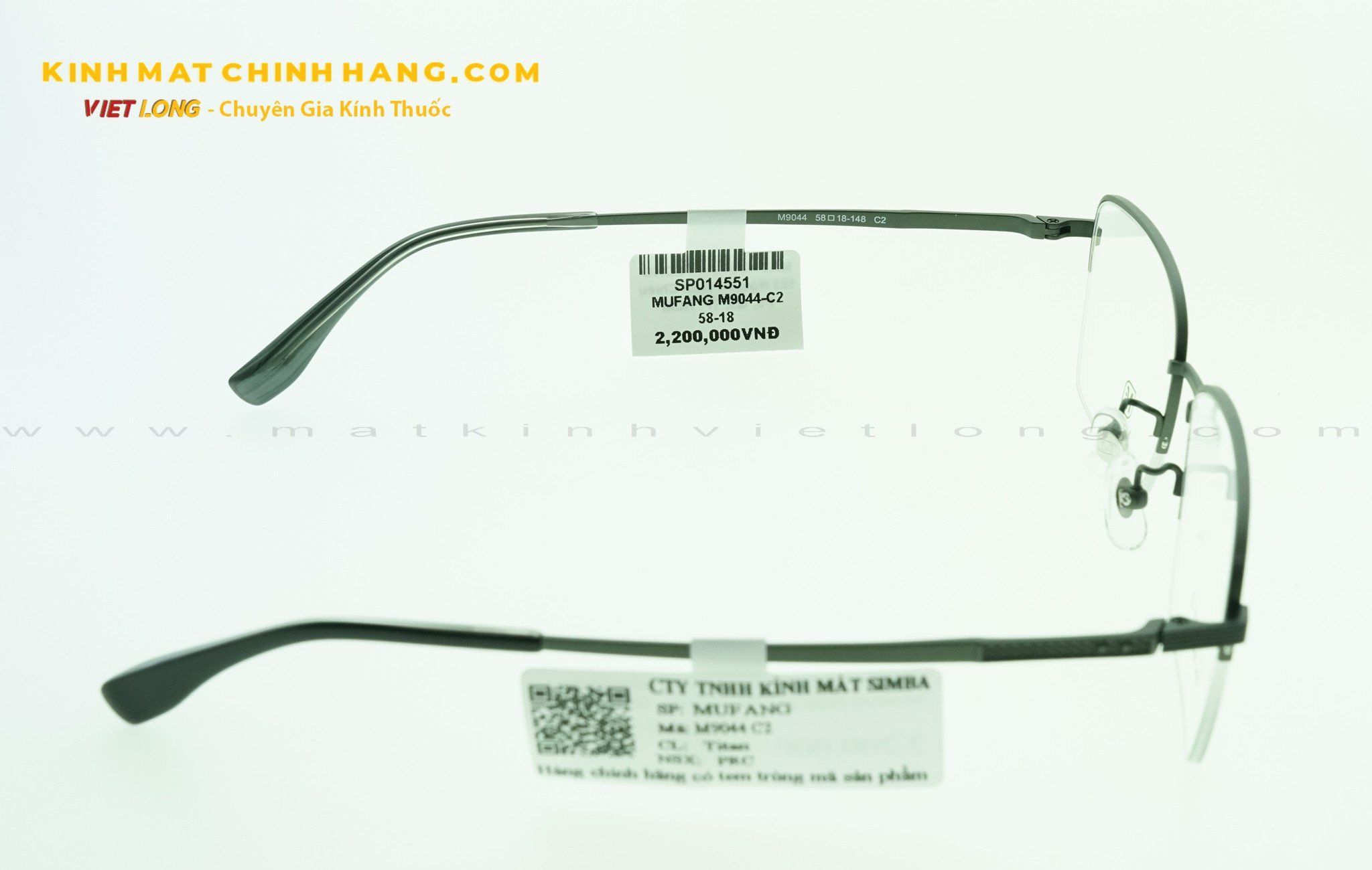  GỌNG KÍNH MUFANG M9044-C2 58-18 