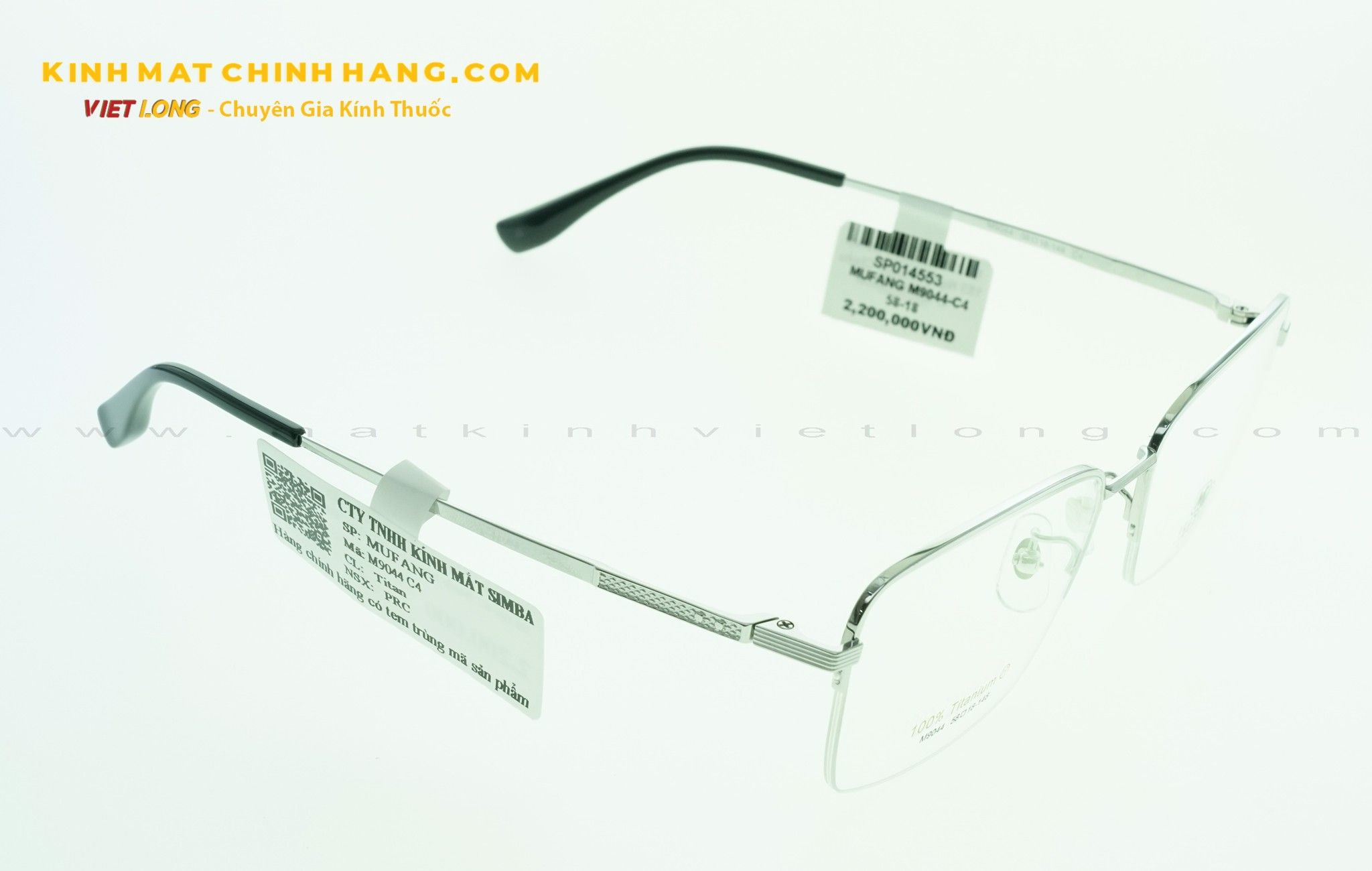  GỌNG KÍNH MUFANG M9044-C4 58-18 