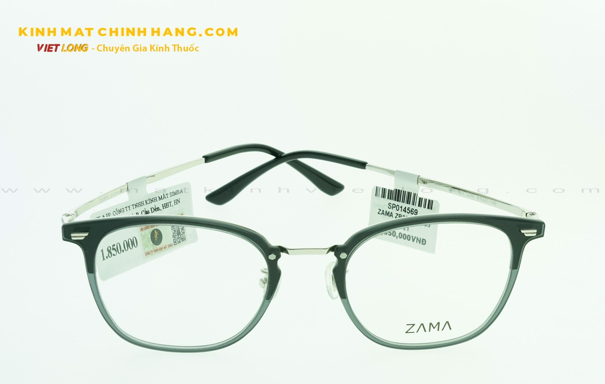  GỌNG KÍNH ZAMA ZB80123-C03 51-21 