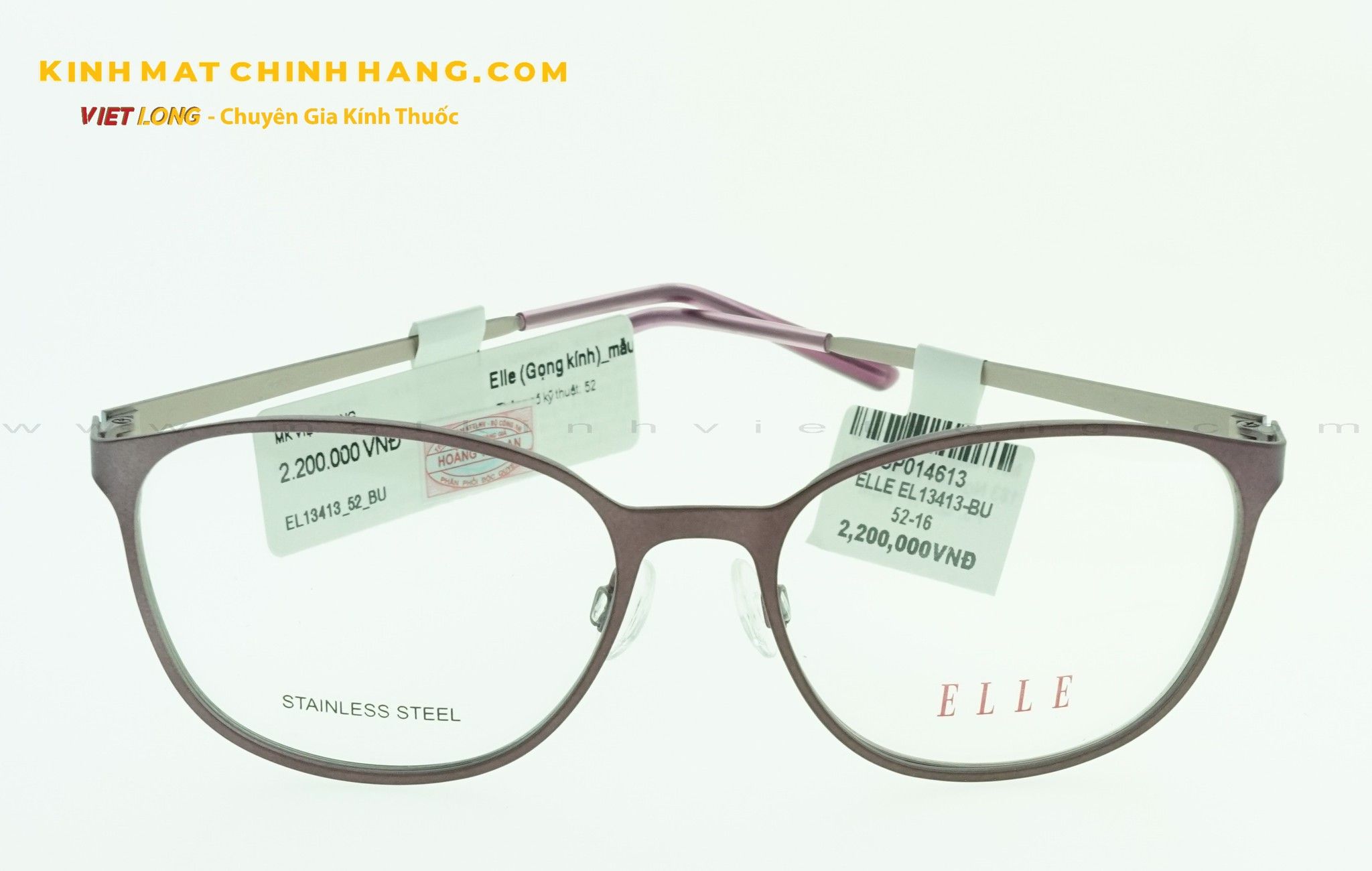  GỌNG KÍNH ELLE EL13413-BU 52-16 