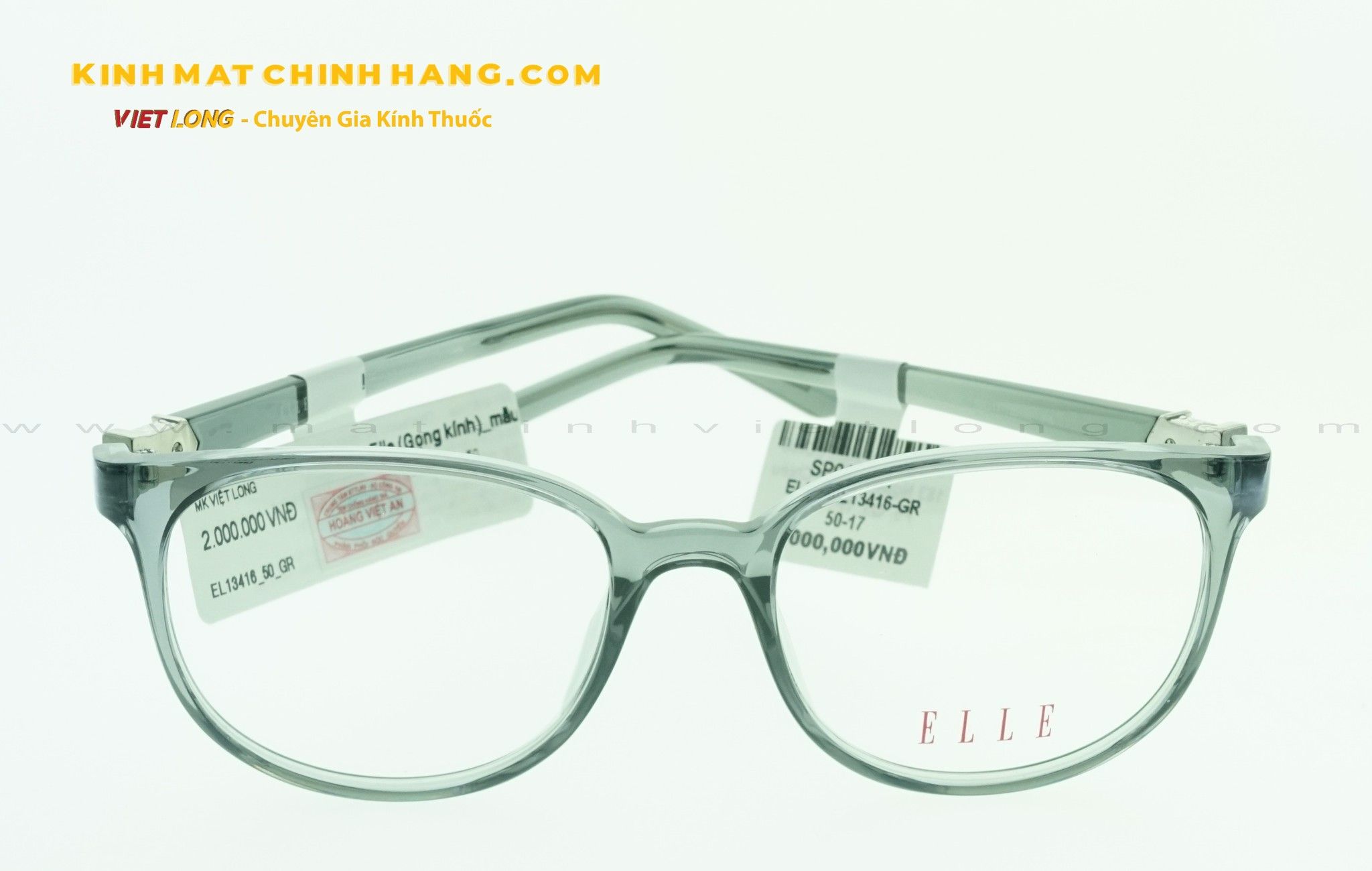  GỌNG KÍNH ELLE EL13416-GR 50-17 