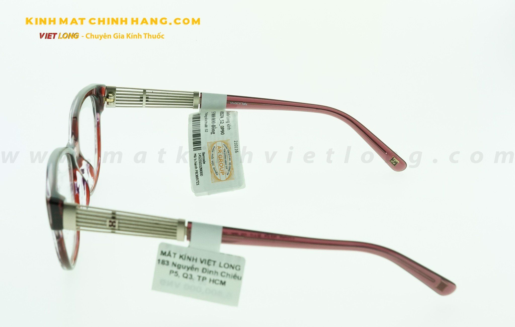  GỌNG KÍNH ESCADA VES274-0P90 52-17 