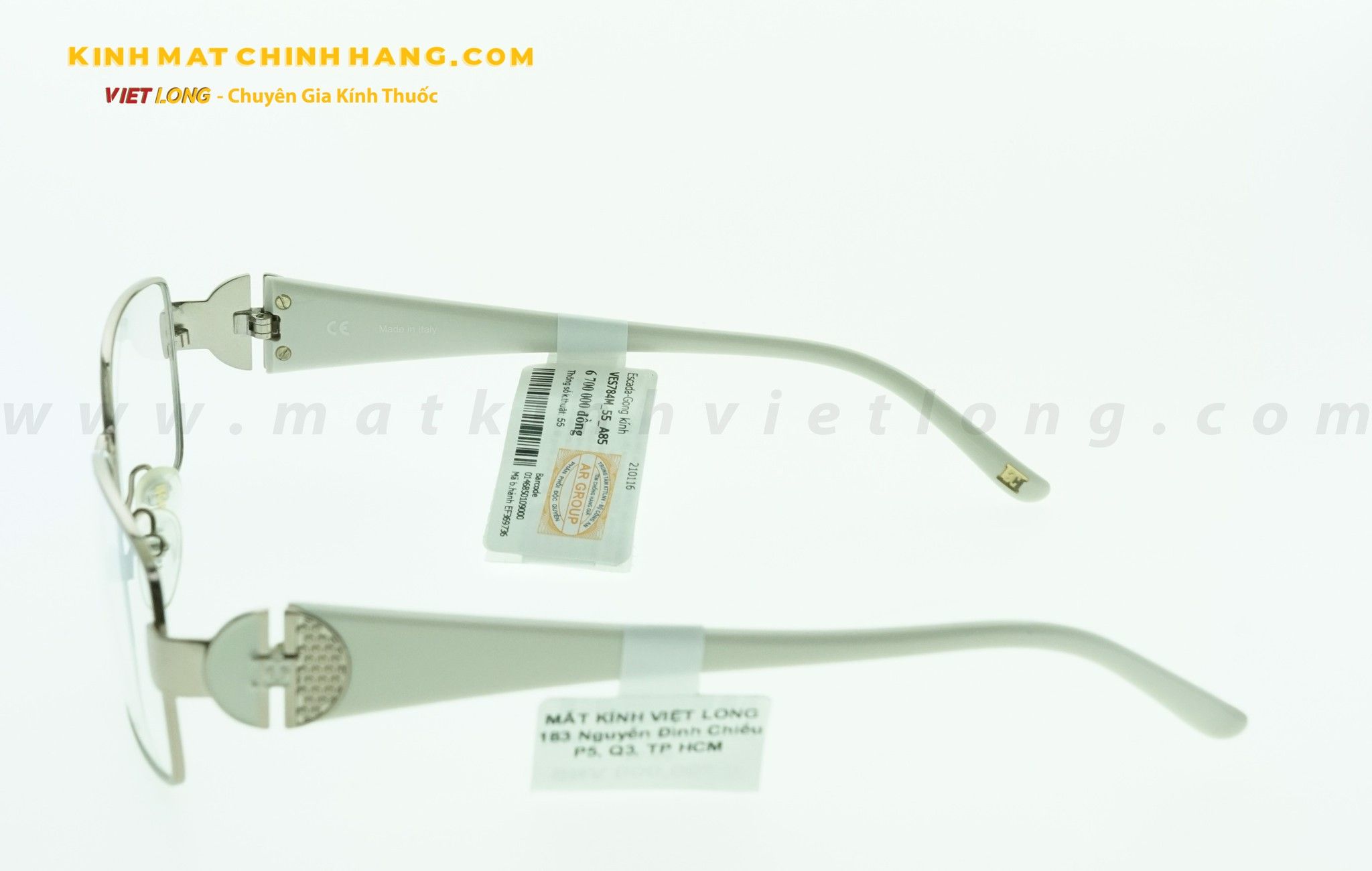  GỌNG KÍNH ESCADA VES784-0A85 55-14 