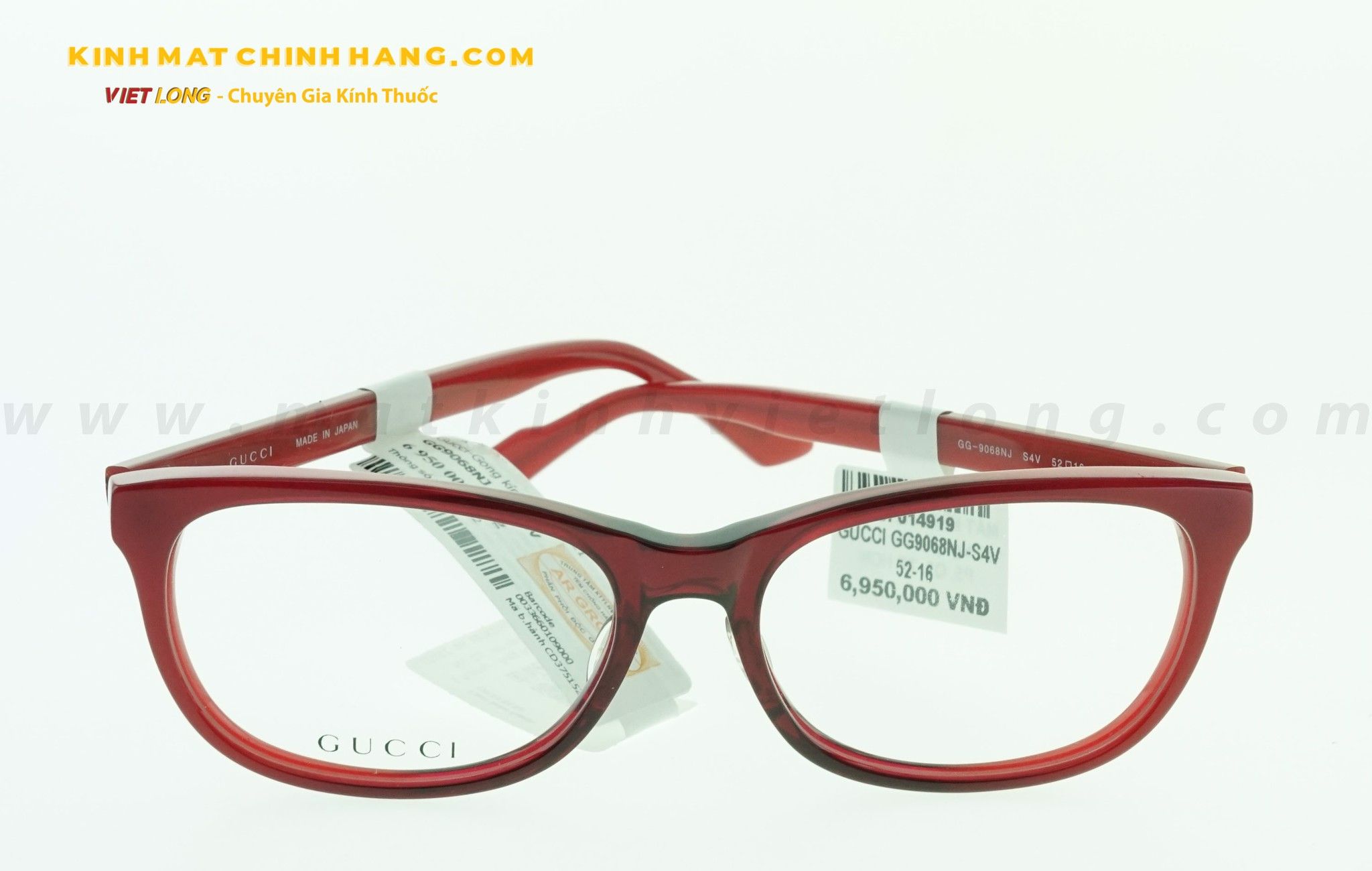  GỌNG KÍNH GUCCI GG9068NJ-S4V 52-16 