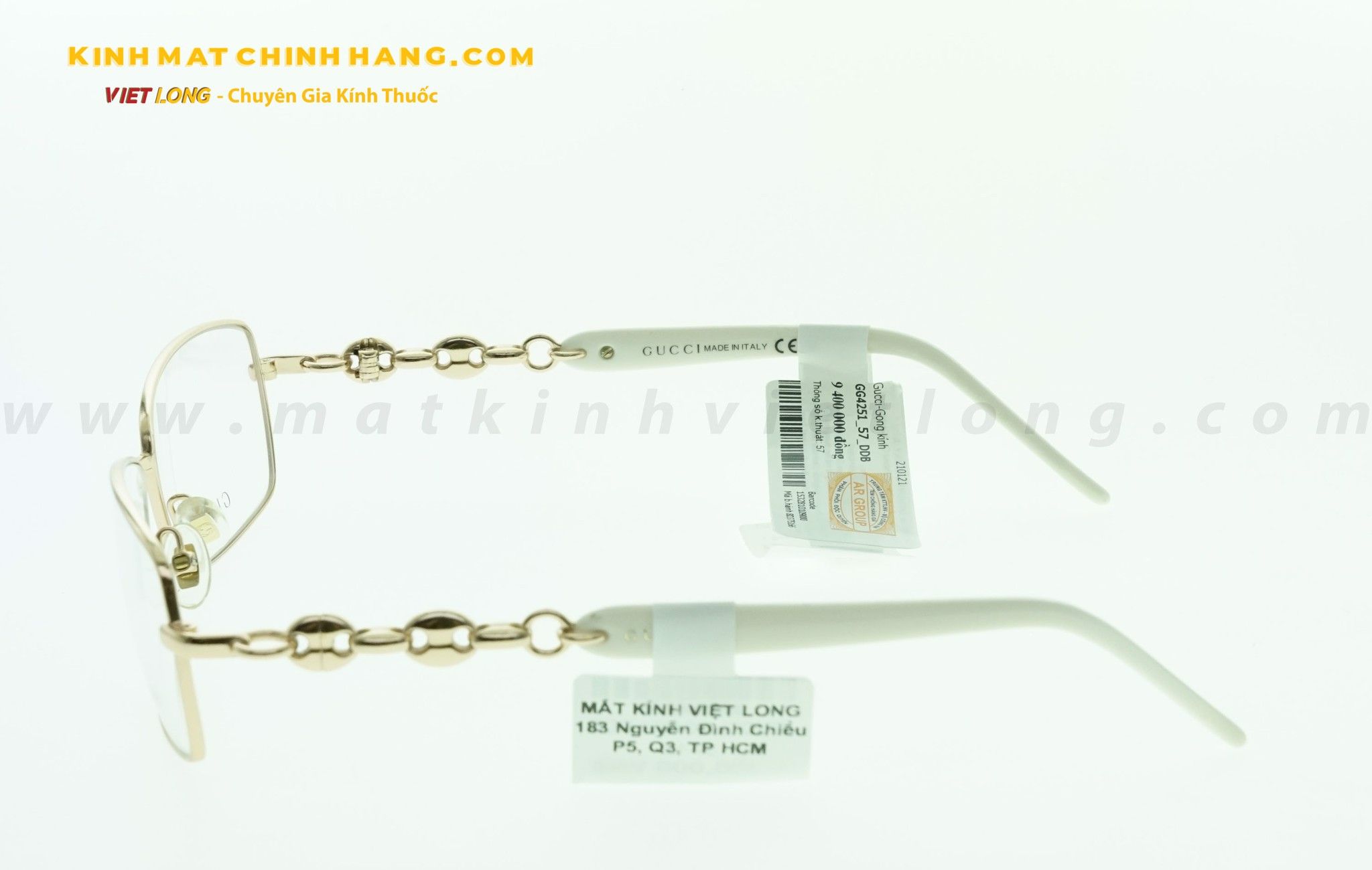  GỌNG KÍNH GUCCI GG4251-DDB 57-15 