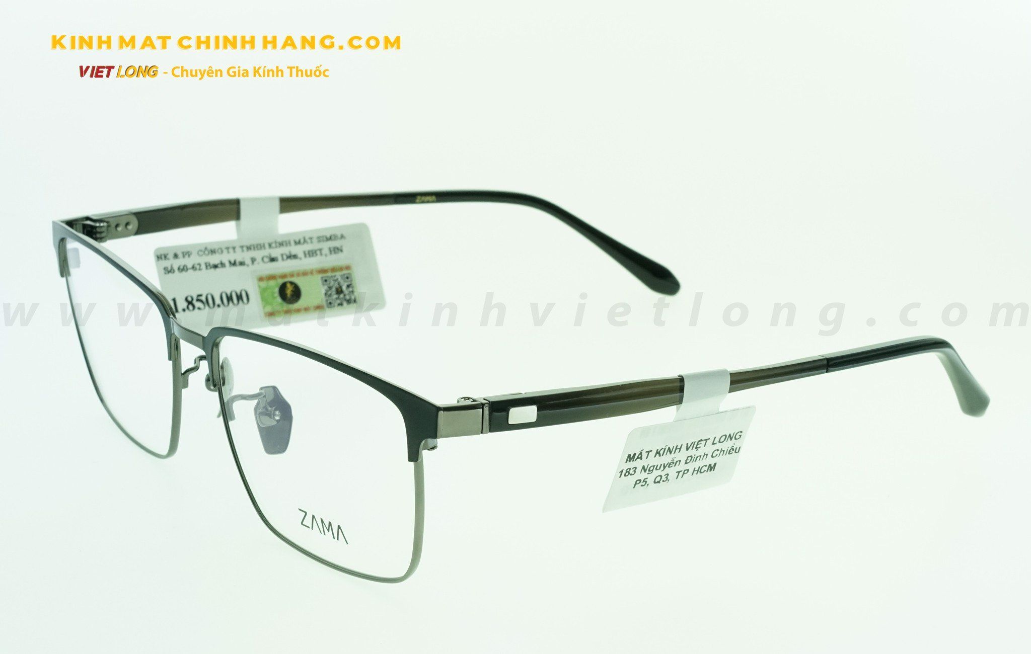  GỌNG KÍNH ZAMA Z80202-C03 58-18 