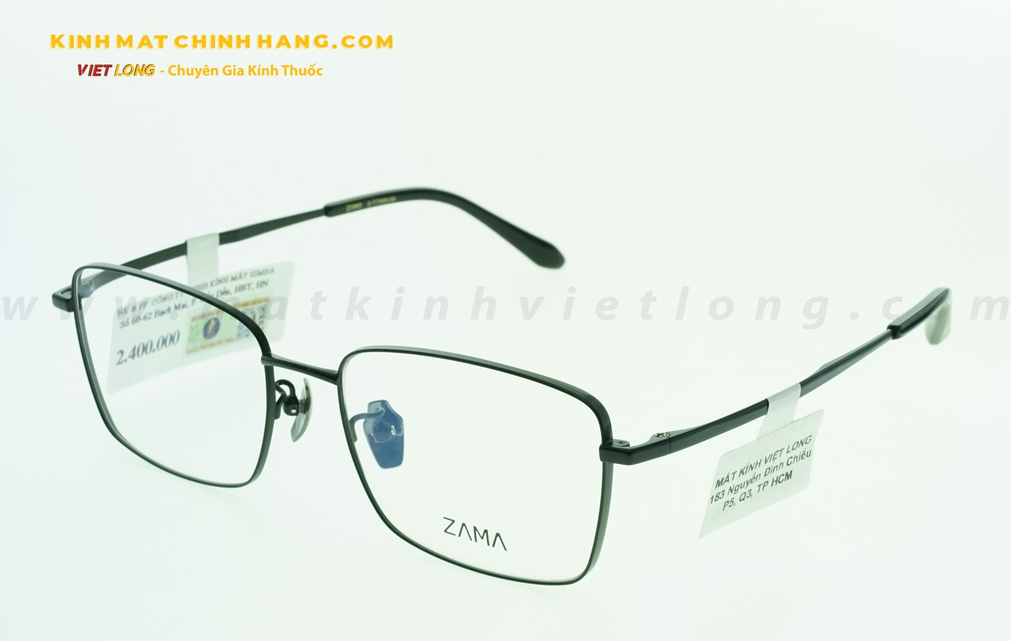  GỌNG KÍNH ZAMA ZB80198-C01 55-17 