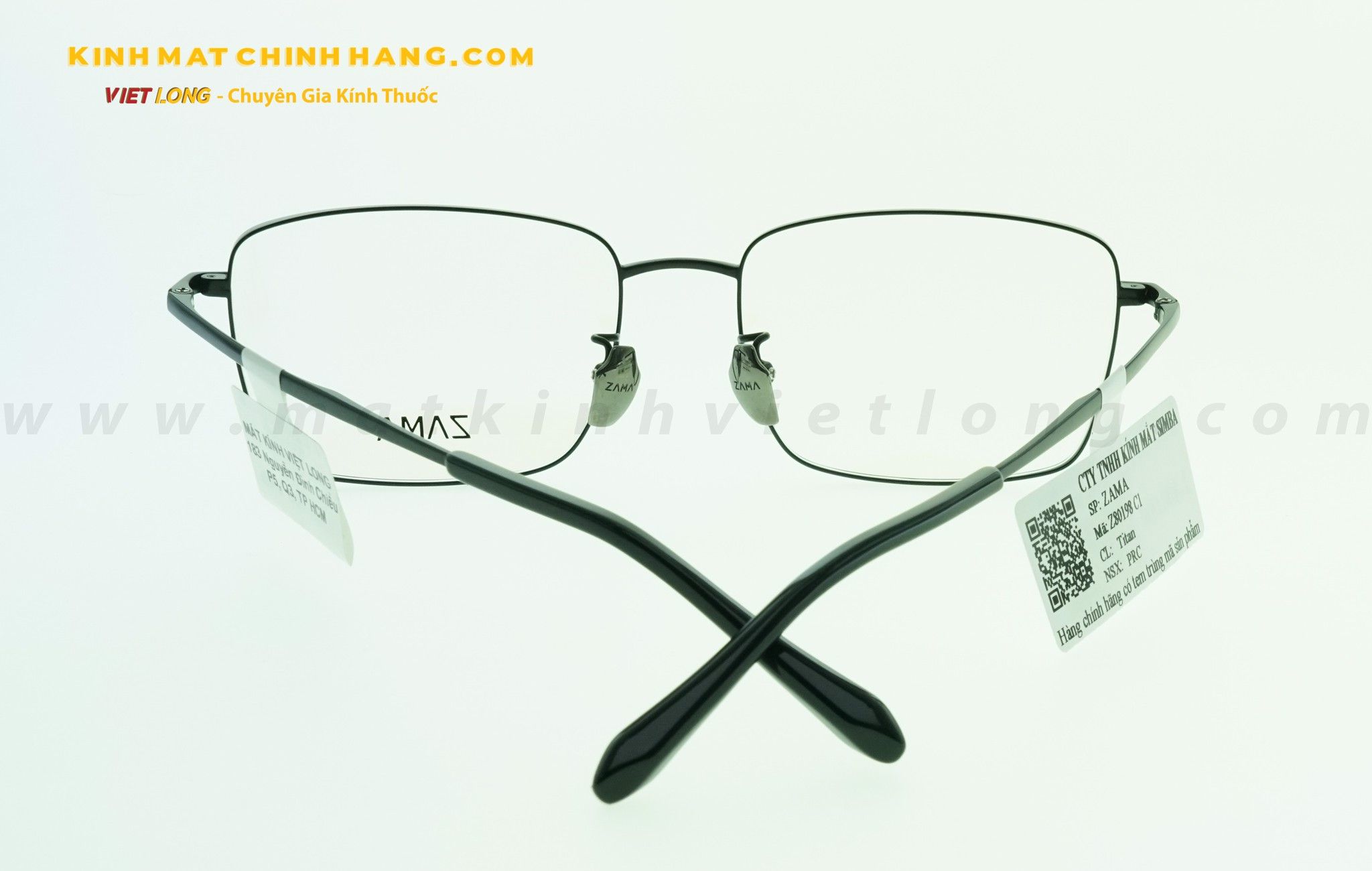  GỌNG KÍNH ZAMA ZB80198-C01 55-17 