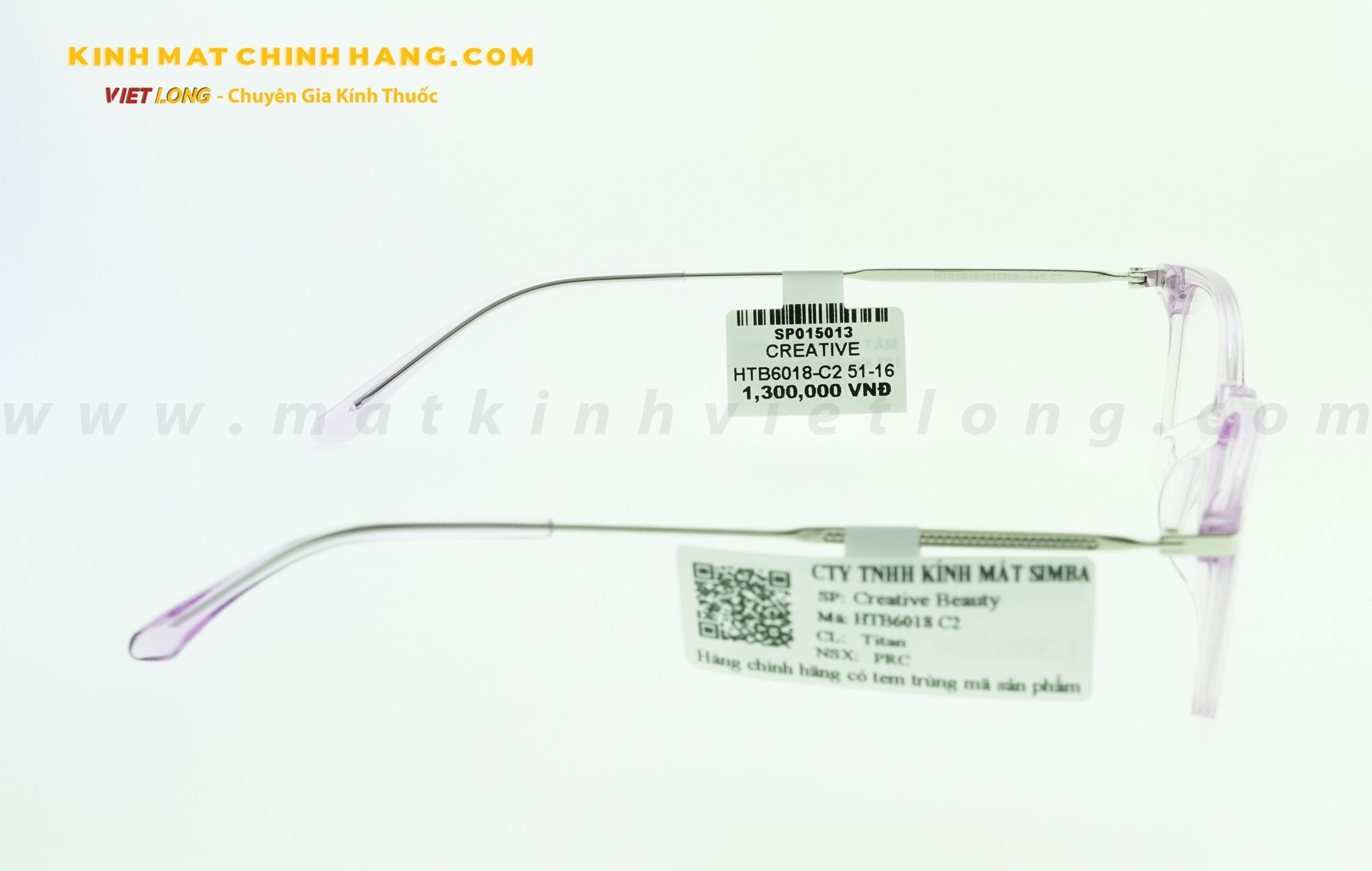  GỌNG KÍNH CREATIVE HTB6018-C2 51-16 