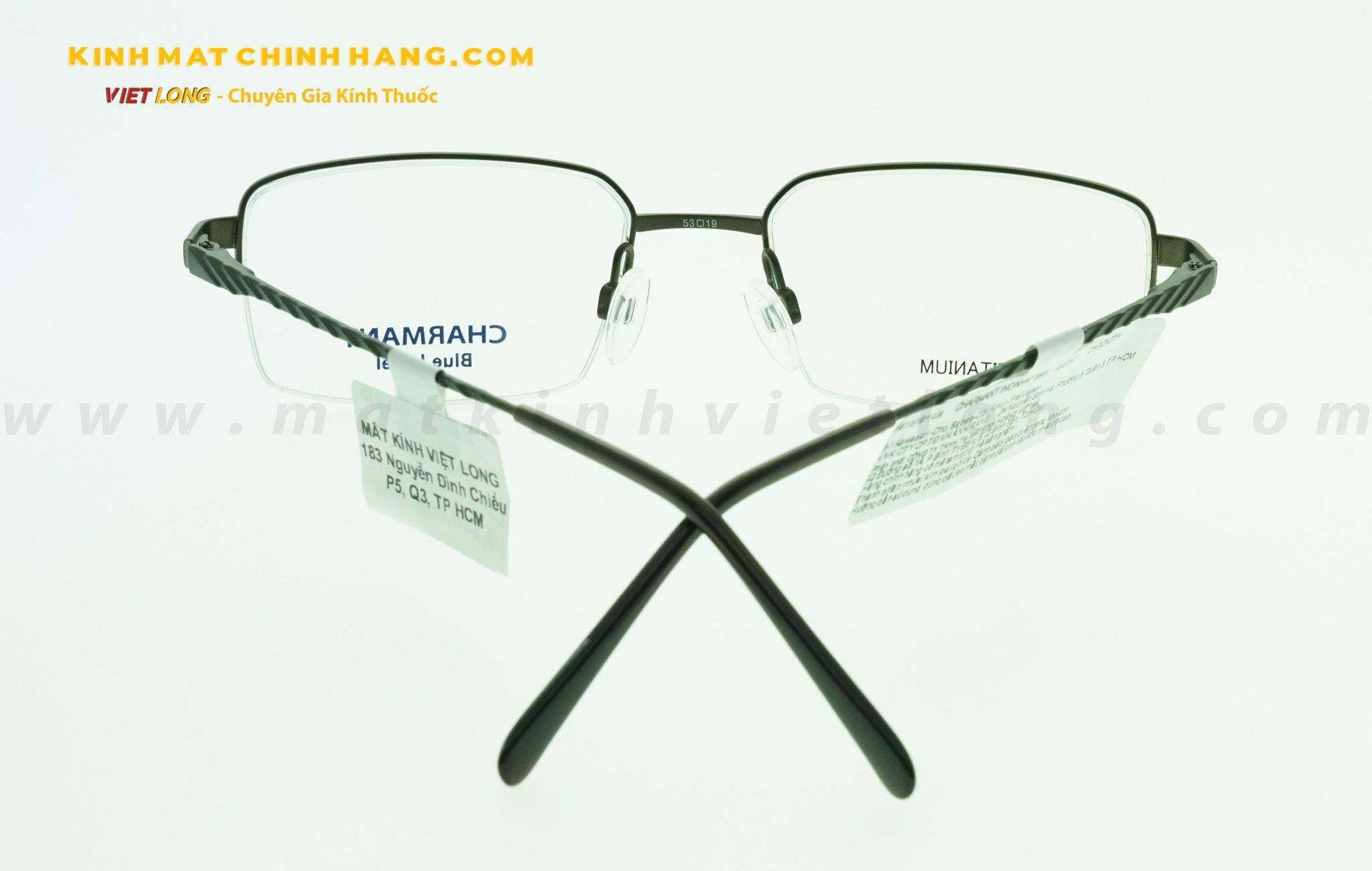  GỌNG KÍNH CHARMANT CH16129-BR 53-19 