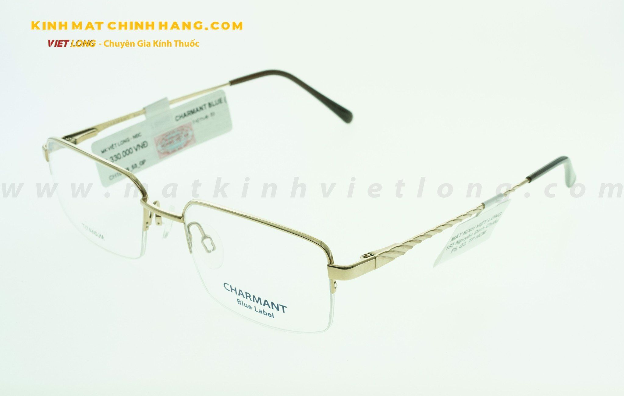  GỌNG KÍNH CHARMANT CH16129-GP 53-19 