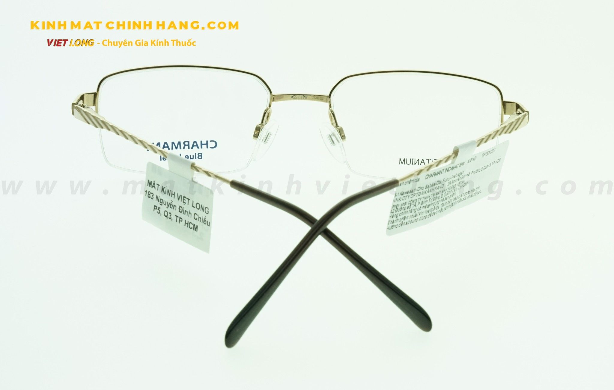  GỌNG KÍNH CHARMANT CH16129-GP 53-19 