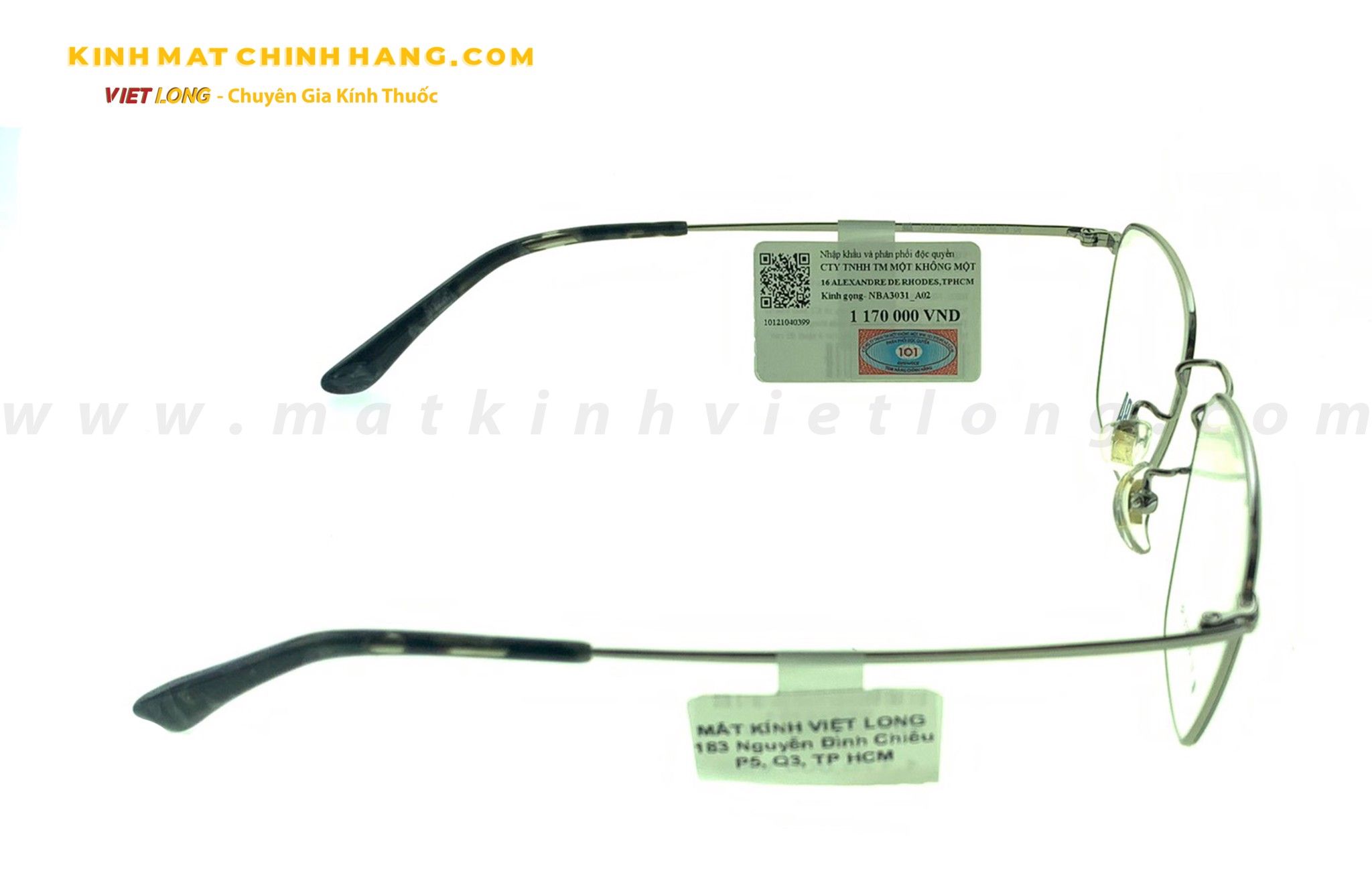  GỌNG KÍNH NBA 3031-A02 52-18 