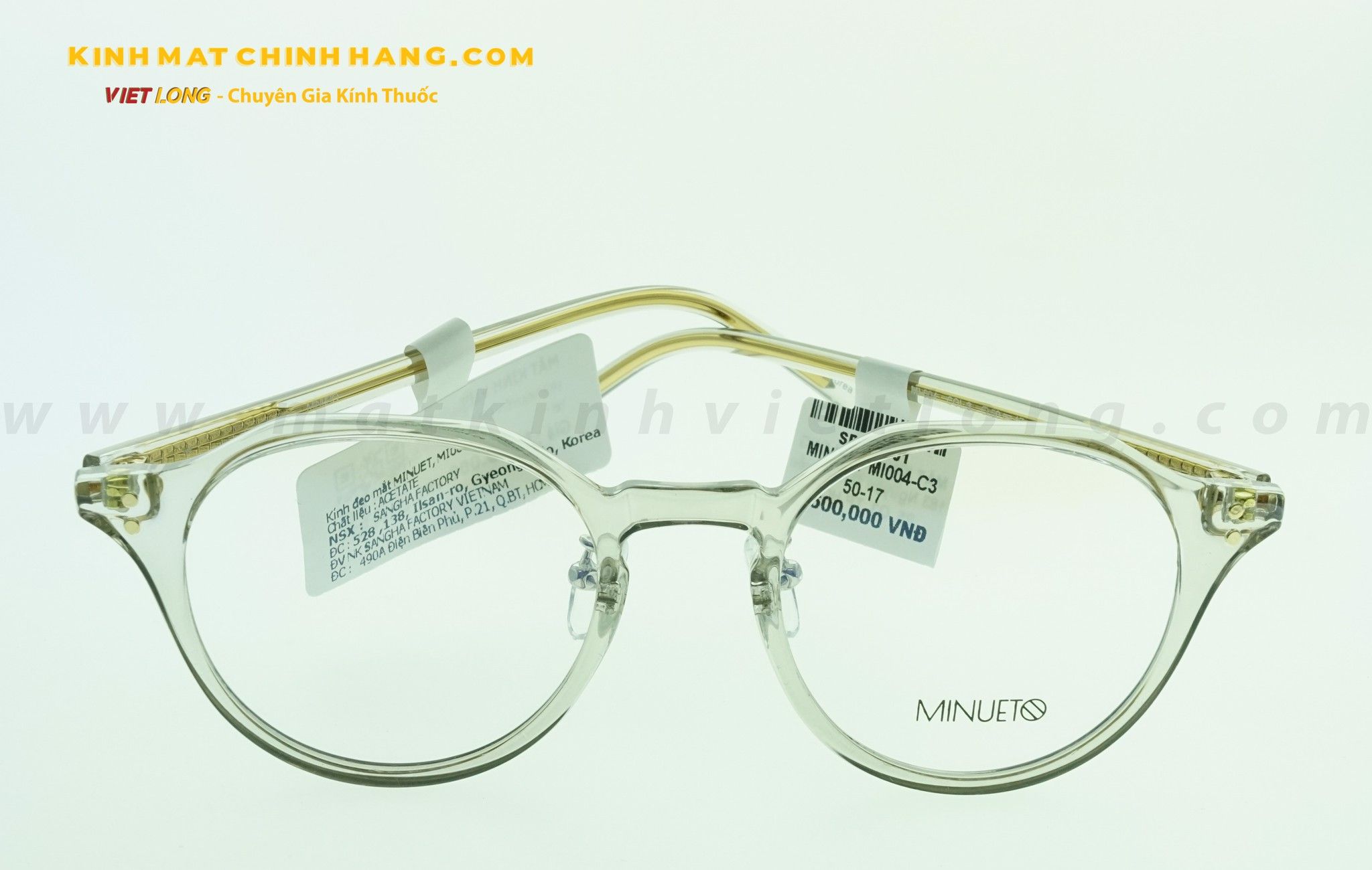  GỌNG KÍNH MINUET MI004-C3 50-17 