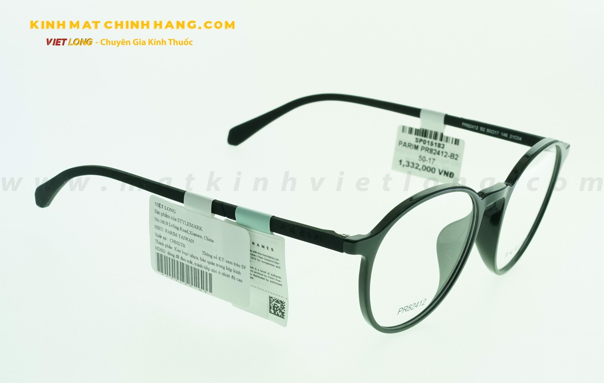  GỌNG KÍNH PARIM PR82412-B2 50-17 