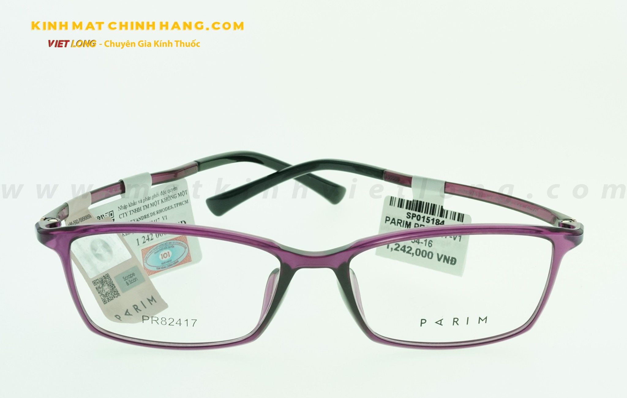  GỌNG KÍNH PARIM PR82417-V1 54-16 