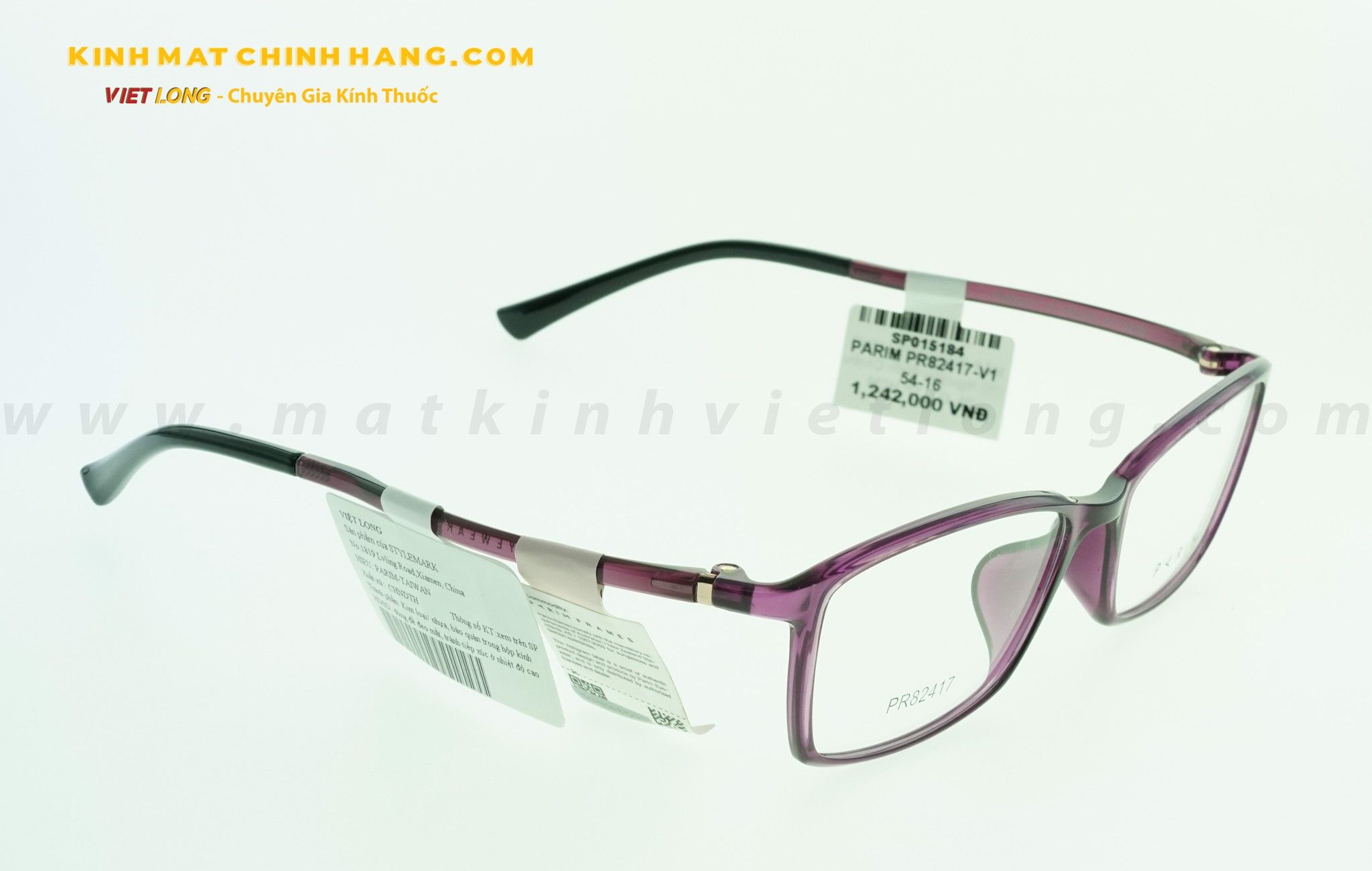  GỌNG KÍNH PARIM PR82417-V1 54-16 