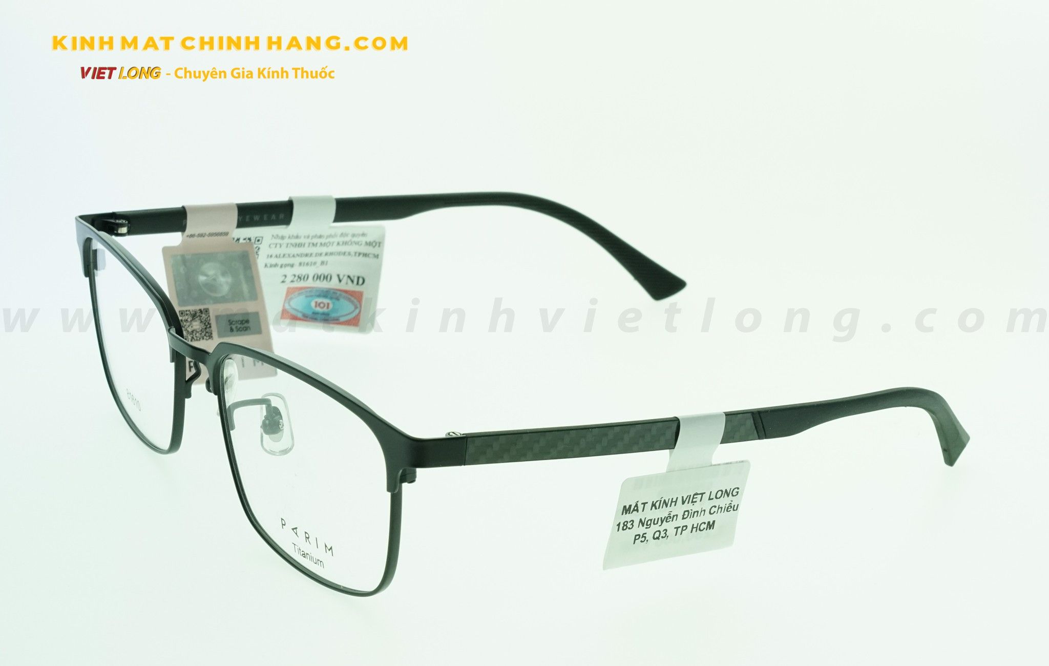  GỌNG KÍNH PARIM 81610-B1 53-18 