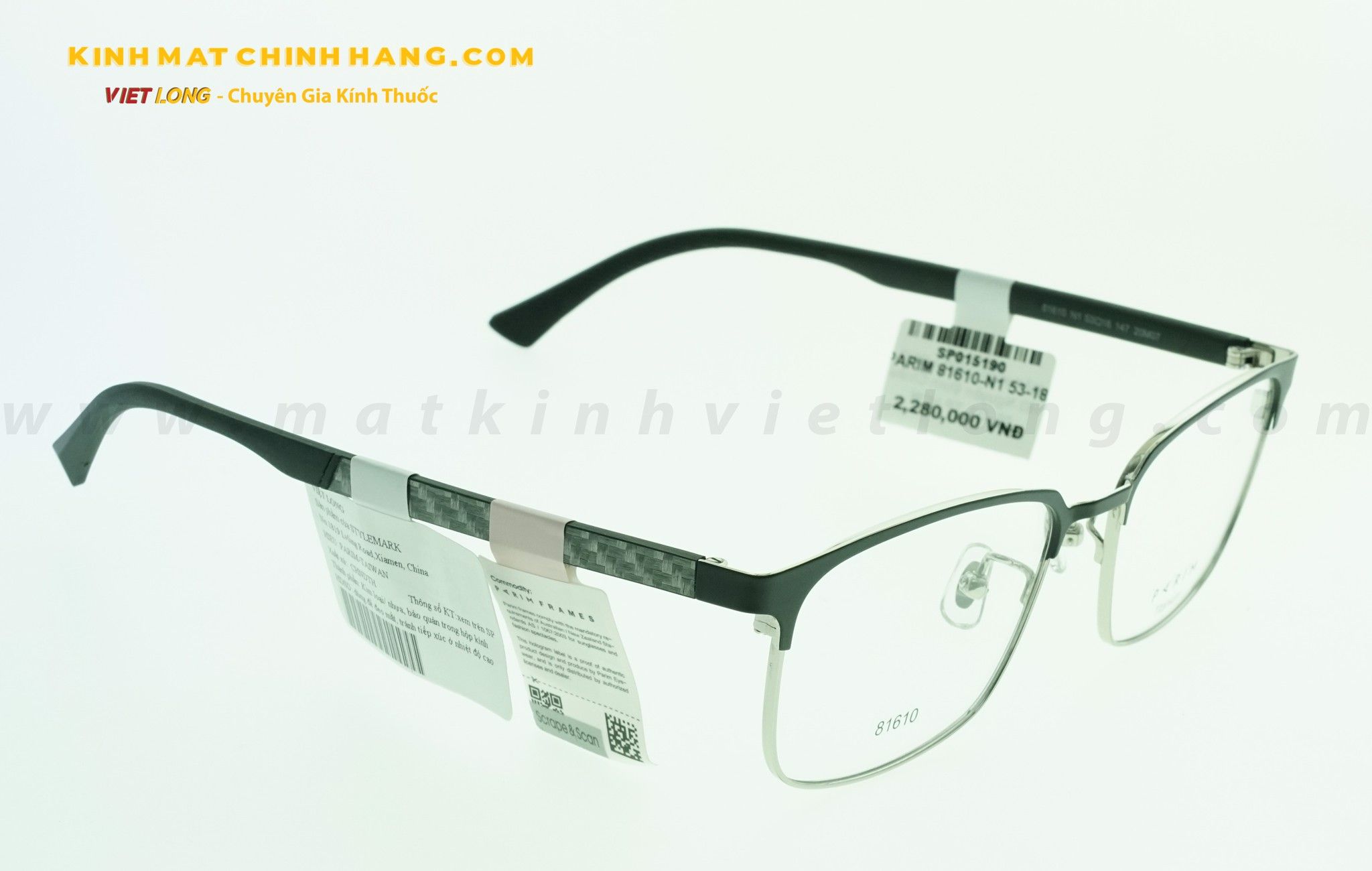  GỌNG KÍNH PARIM 81610-N1 53-18 