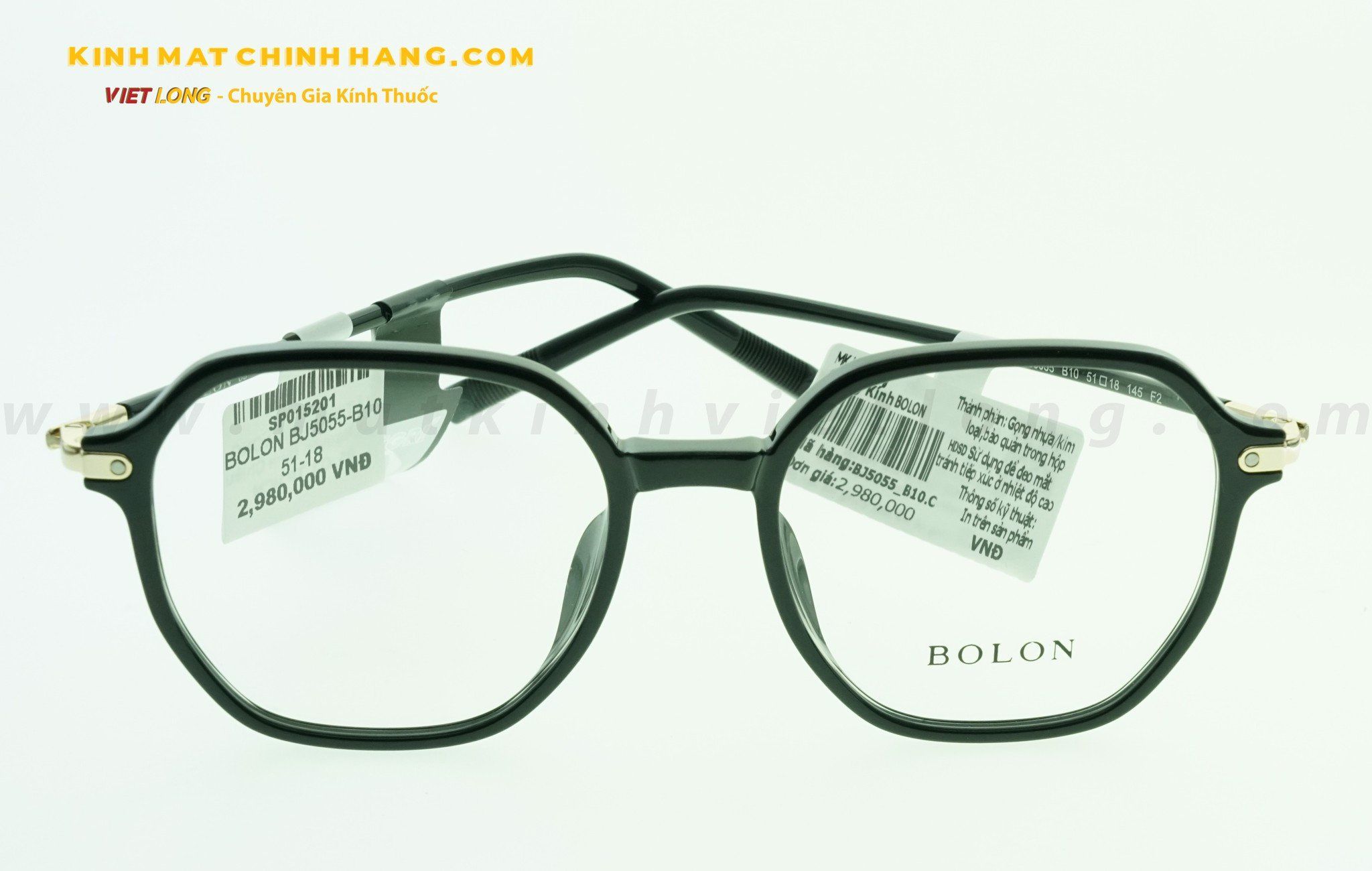  GỌNG KÍNH BOLON BJ5055-B10 51-18 