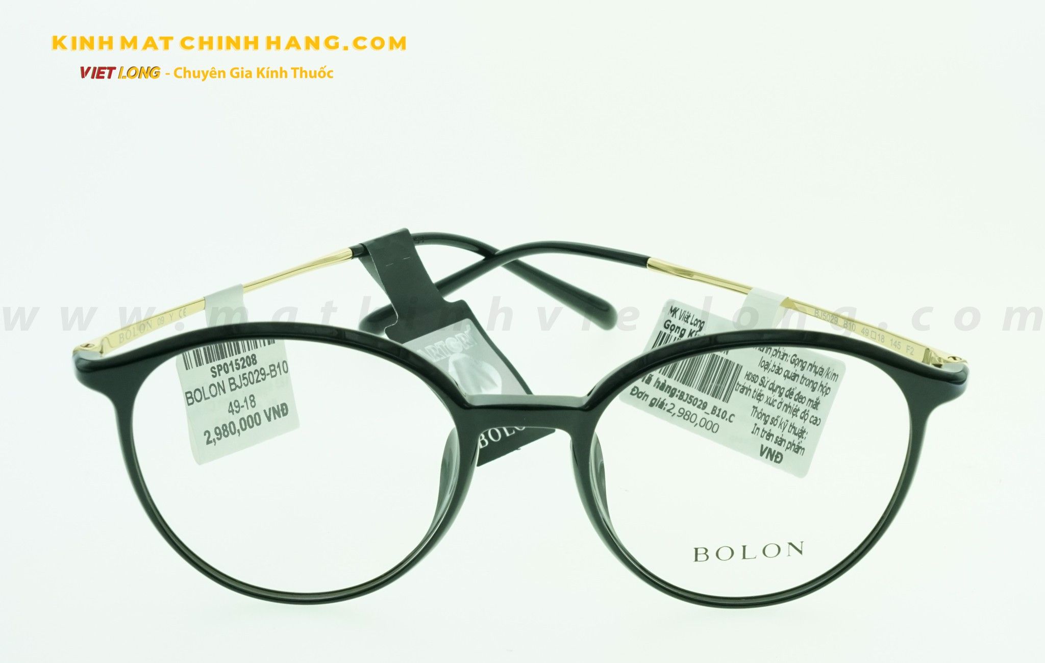  GỌNG KÍNH BOLON BJ5029-B10 49-18 