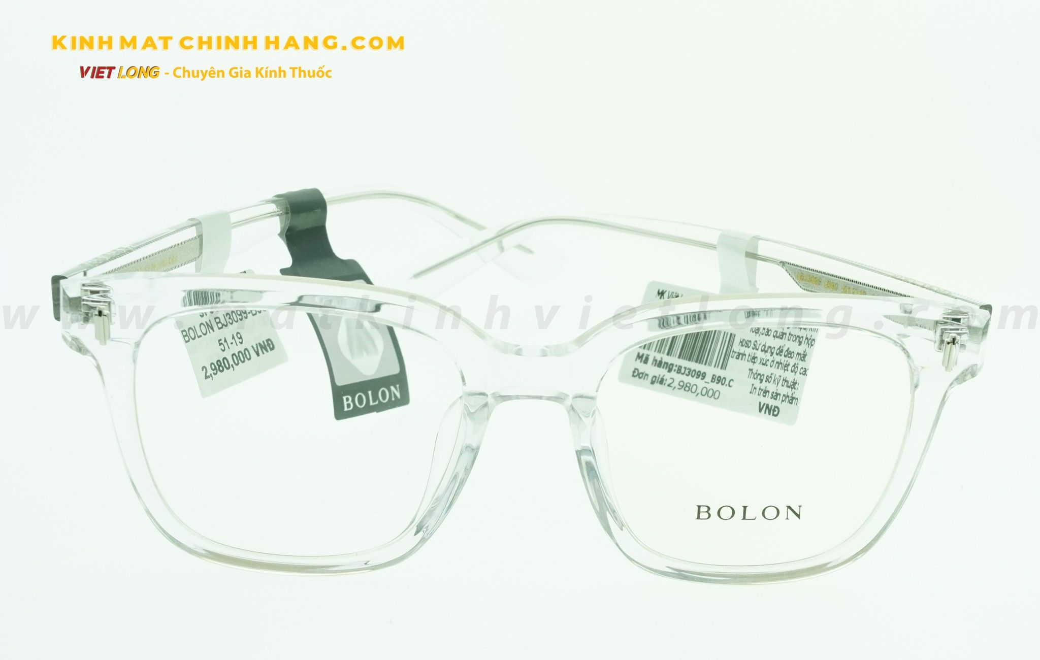  GỌNG KÍNH BOLON BJ3099-B90 51-19 