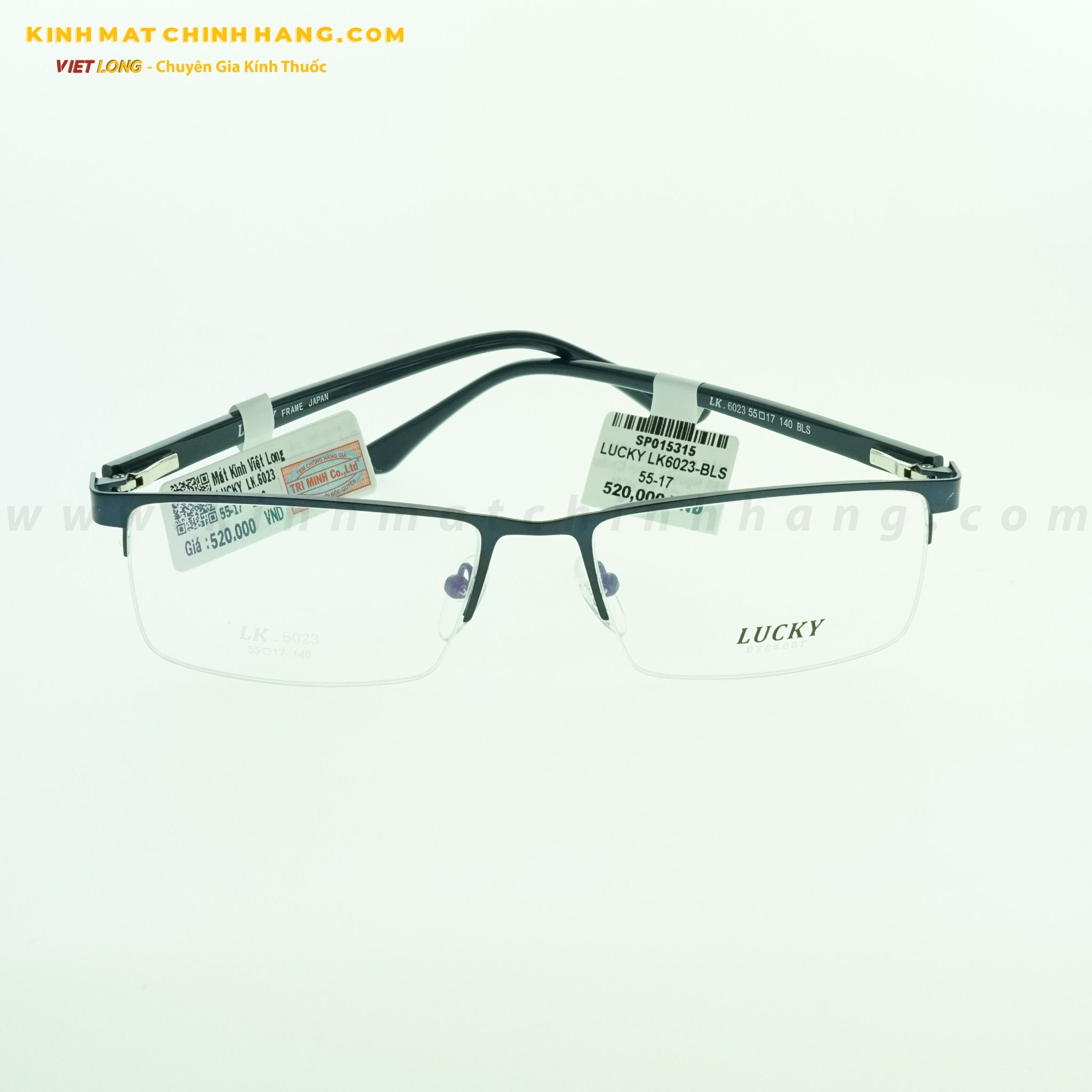  GỌNG KÍNH LUCKY LK6023-BLS 55-17 