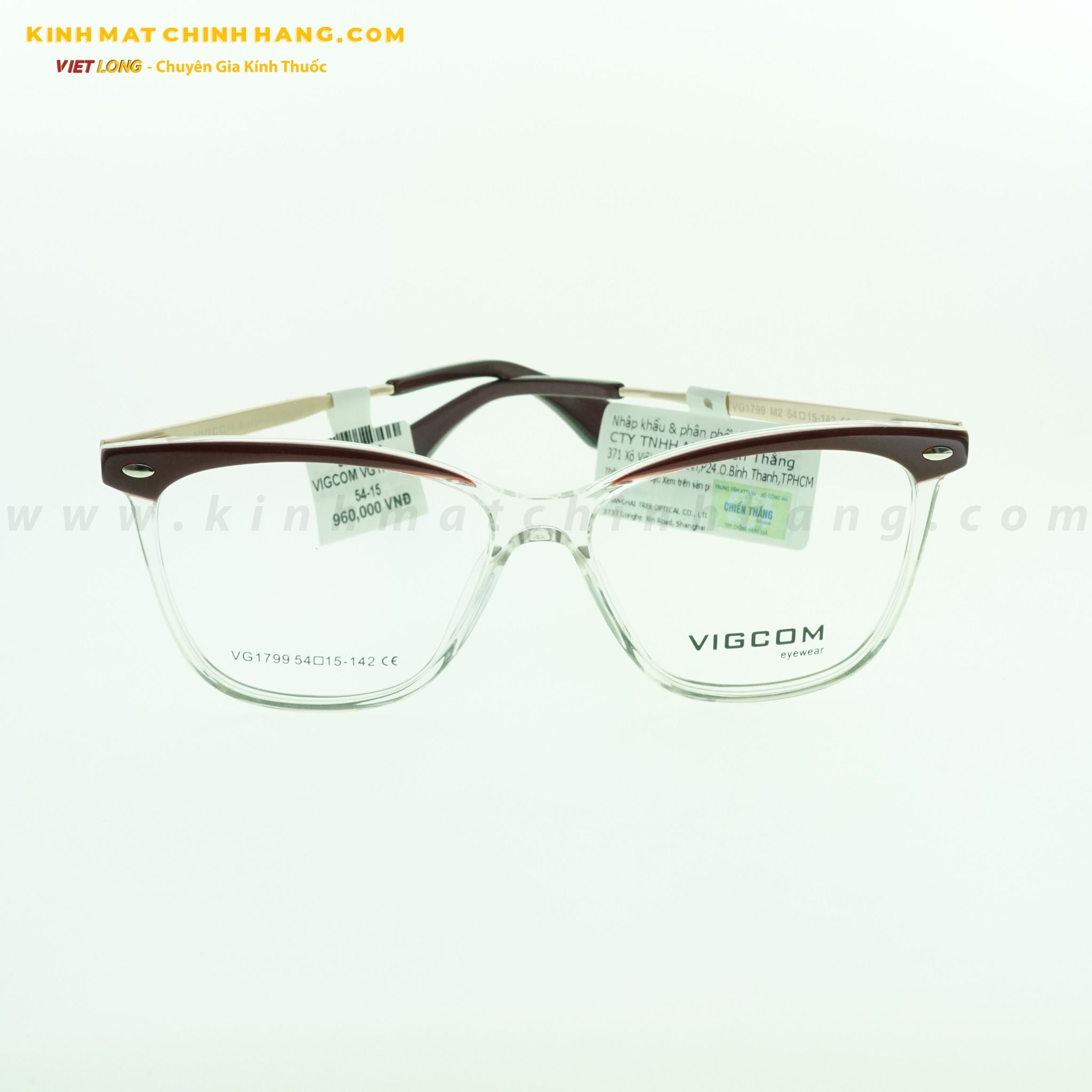  GỌNG KÍNH VIGCOM VG1799-M2 54-15 